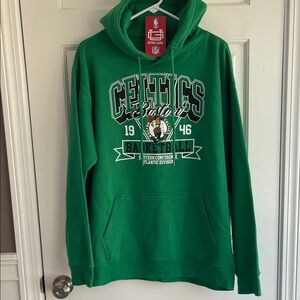 NBA Boston Celtics Green hoodie Sweatshirt size L